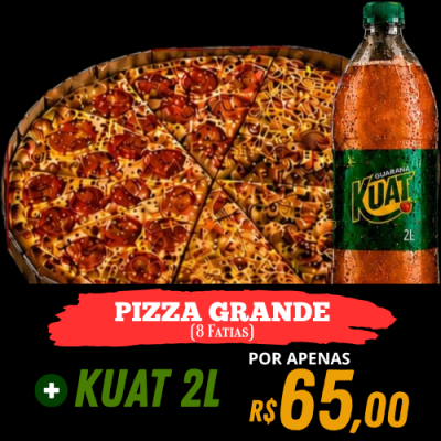 Pizza Grande + Guaraná Kuat 2L